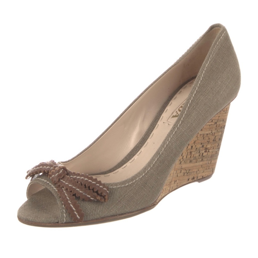 Prada Canvas Pumps